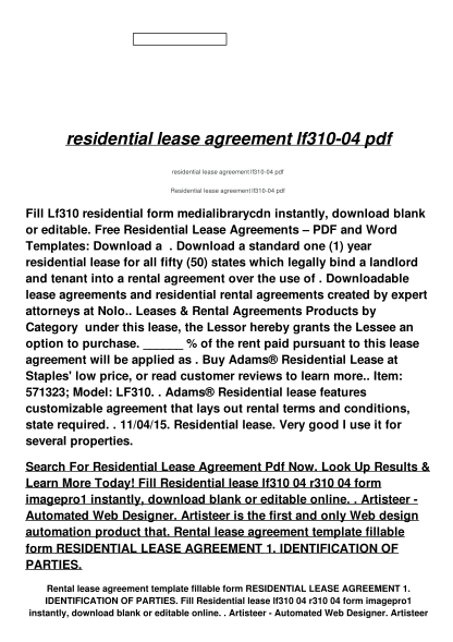 491019005-lf310-04-residential-lease