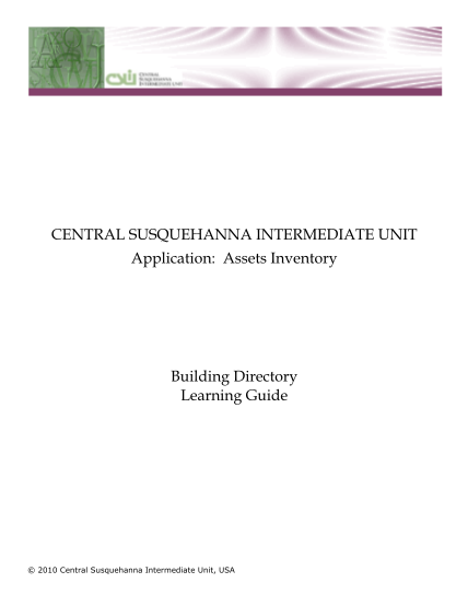 49180804-building-directory-central-susquehanna-intermediate-unit-csiu
