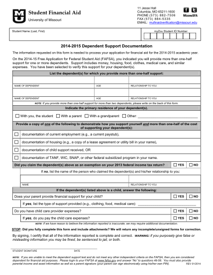 49186618-edu-student-financial-aid-university-of-missouri-student-name-last-first-myzou-student-id-number-2014-2015-dependent-support-documentation-the-information-requested-on-this-form-is-needed-to-process-your-application-for-financial-aid