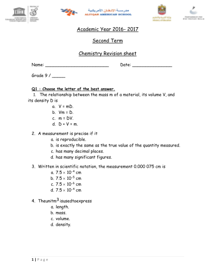 492564800-academic-year-2016-2017-second-term-chemistry-revision-sheet-aias