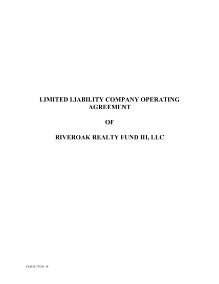 49280052-limited-liability-company-operating-agreement-of-riveroak