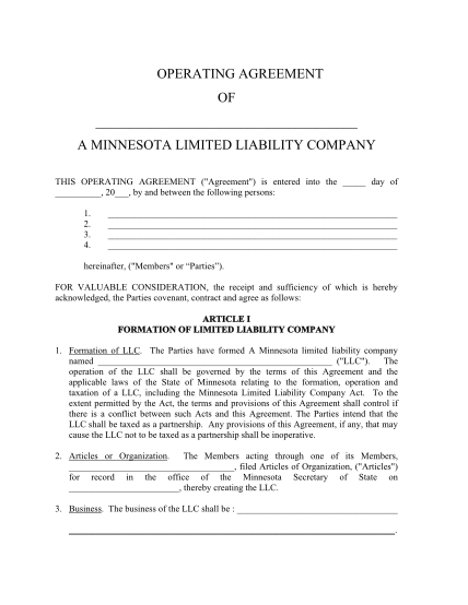 4931160-minnesota-limited-liability-company-llc-operating-agreement