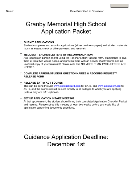 49354870-granby-memorial-high-school-bapplicationb-packet-guidance-bb-granby-k12-ct