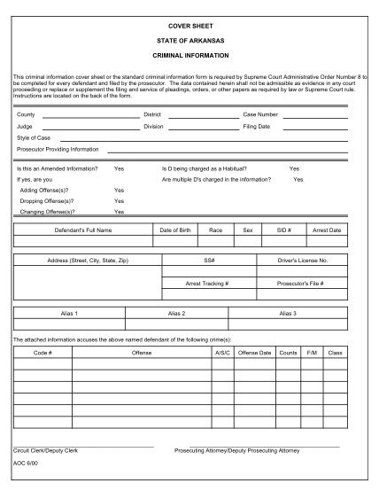49517681-criminal-cover-sheet-and-information-state-legal-forms