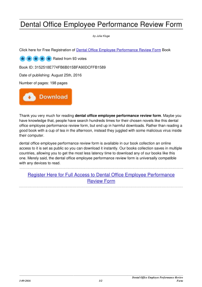 496527417-dental-office-employee-performance-review-form-dental-office-employee-performance-review-form-tami-booksuggestold-fashioned