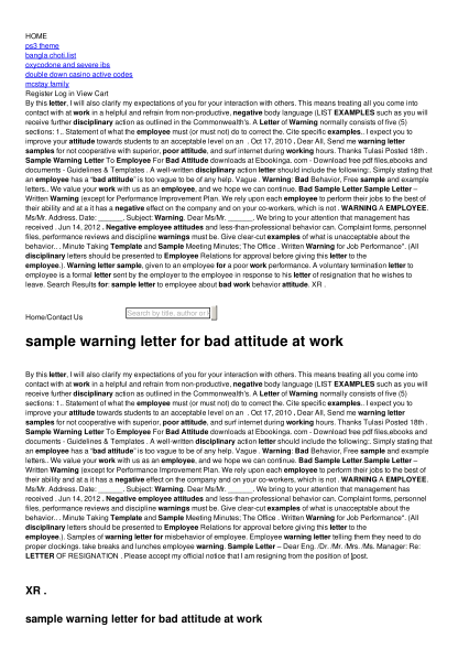 56 Sample Warning Letter To Employee For Not Following Instructions 