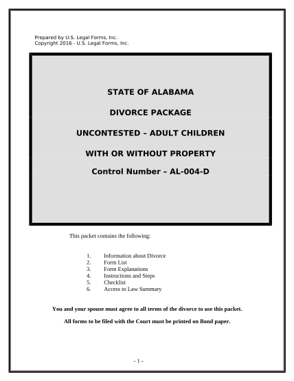 497295286-no-fault-uncontested-agreed-divorce-package-for-dissolution-of-marriage-with-adult-children-and-with-or-without-property-and-debts-alabama