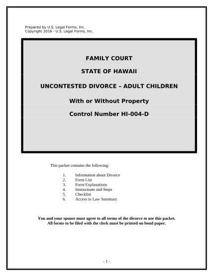 497304213-no-fault-uncontested-agreed-divorce-package-for-dissolution-of-marriage-with-adult-children-and-with-or-without-property-and-debts-hawaii