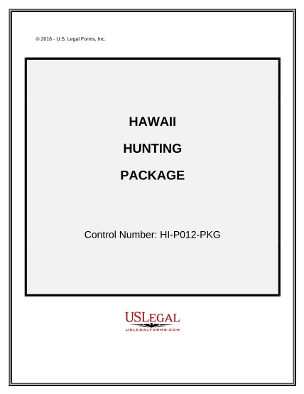 497304626-hunting-forms-package-hawaii