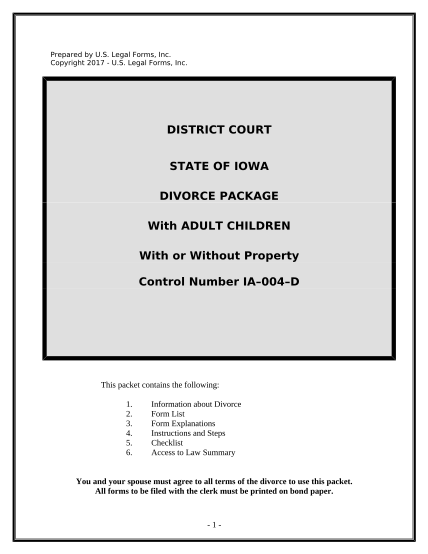 497304776-no-fault-uncontested-agreed-divorce-package-for-dissolution-of-marriage-with-adult-children-and-with-or-without-property-and-debts-iowa