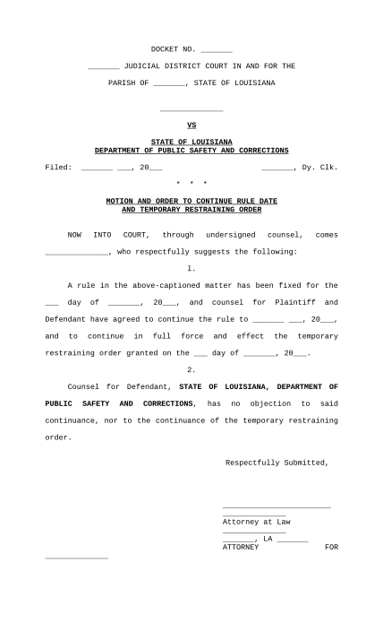 497308726-motion-and-order-to-continue-rule-date-and-temporary-restraining-order-louisiana