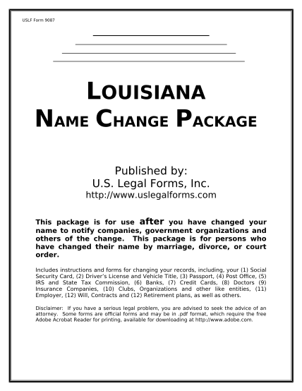 497309223-name-change-notification-package-for-brides-court-ordered-name-change-divorced-marriage-for-louisiana-louisiana