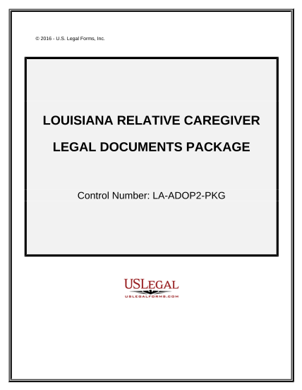 497309227-louisiana-relative-caretaker-legal-documents-package-louisiana