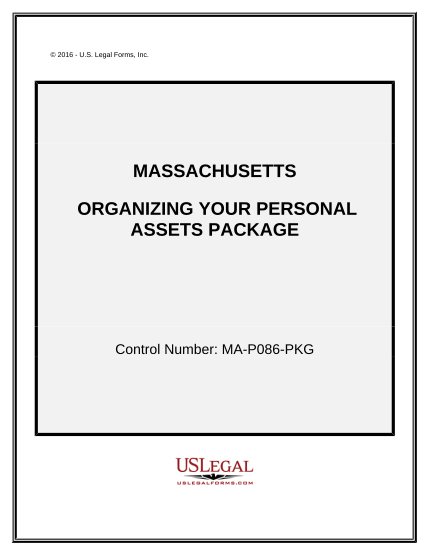 497309964-organizing-your-personal-assets-package-massachusetts