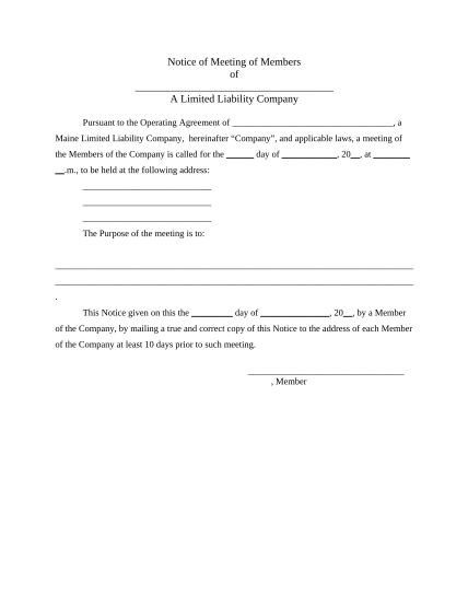 497310860-llc-notices-resolutions-and-other-operations-forms-package-maine