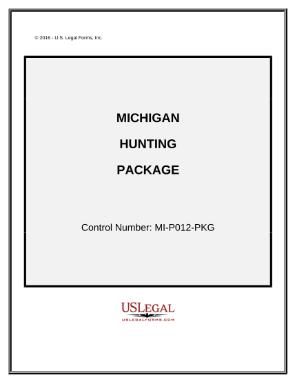 497311654-hunting-forms-package-michigan