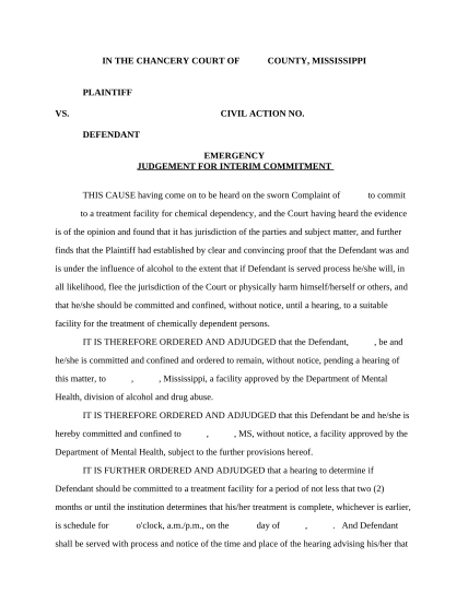 497314004-emergency-judgment-for-interim-commitment-mississippi