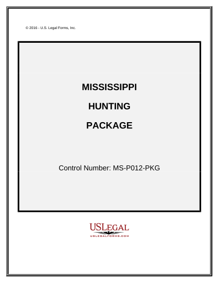 497315672-hunting-forms-package-mississippi