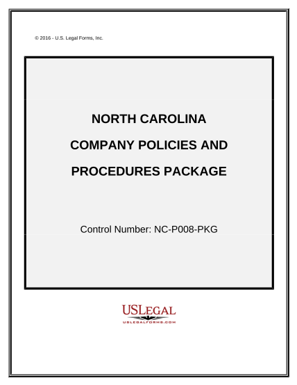 497317193-company-employment-policies-and-procedures-package-north-carolina