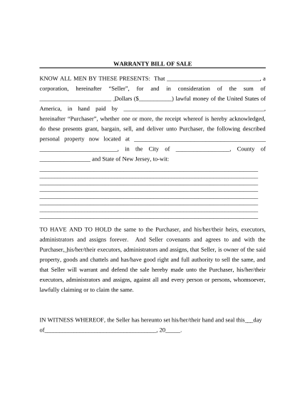 497319368-bill-of-sale-with-warranty-for-corporate-seller-new-jersey