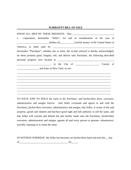 497321597-bill-of-sale-with-warranty-for-corporate-seller-new-york
