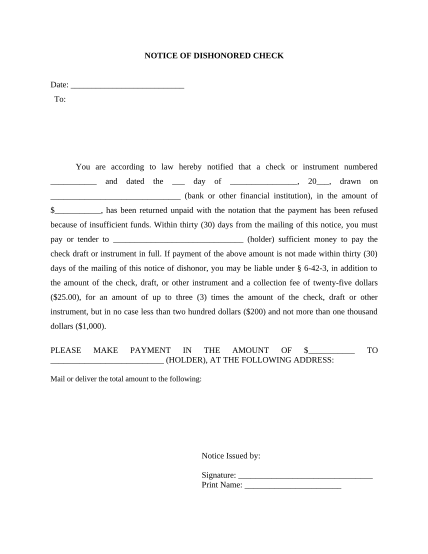 51 Bad Check Forms - US Northeast page 2 - Free to Edit, Download ...