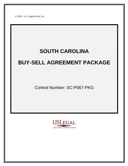 497325933-buy-sell-agreement-package-south-carolina