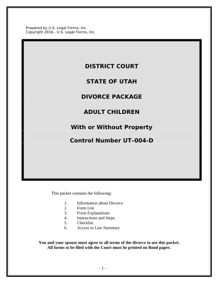 497427267-no-fault-uncontested-agreed-divorce-package-for-dissolution-of-marriage-with-adult-children-and-with-or-without-property-and-debts-utah