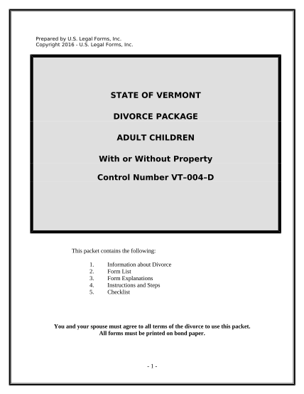 497428554-no-fault-uncontested-agreed-divorce-package-for-dissolution-of-marriage-with-adult-children-and-with-or-without-property-and-debts-vermont