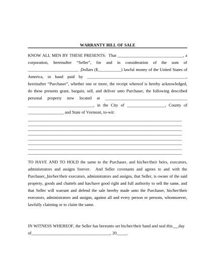 497428959-bill-of-sale-with-warranty-for-corporate-seller-vermont