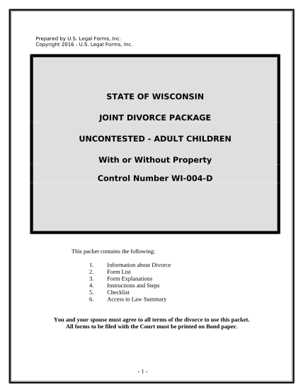 497430412-no-fault-uncontested-agreed-divorce-package-for-dissolution-of-marriage-with-adult-children-and-with-or-without-property-and-debts-wisconsin