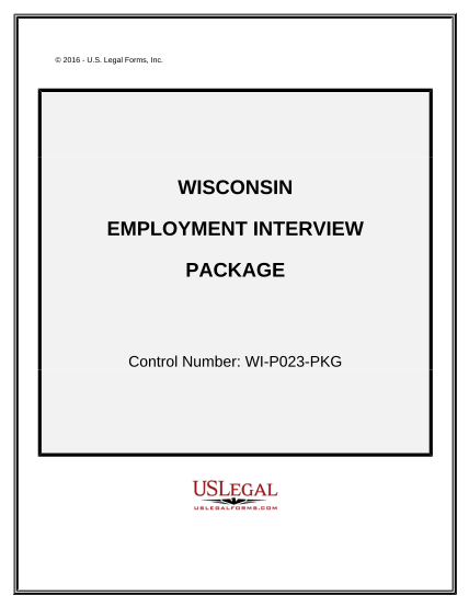 497431250-employment-interview-package-wisconsin