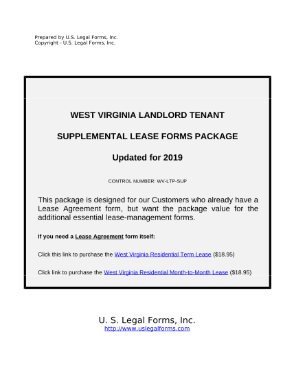 497431877-supplemental-residential-lease-forms-package-west-virginia