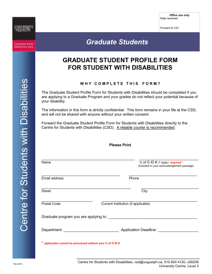 49800440-graduate-student-profile-form-for-student-with-disabilities-uoguelph
