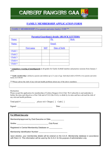 500687355-family-membership-application-form-carbery-rangers-gaa-carberyrangers
