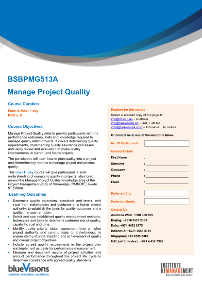 500726293-bsbpmg513a-manage-project-quality-institute-of-management-im-edu