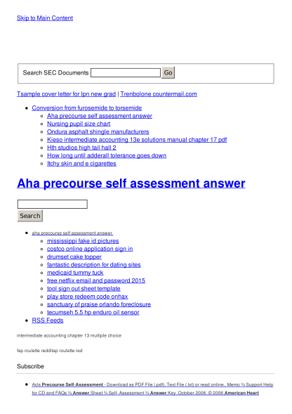 501360342-aha-precourse-self-assessment-answer-vjadlertechnoservein-vj-adlertechnoserve