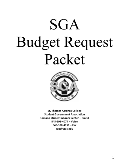 501604816-sga-budget-request-packet-st-thomas-aquinas-college-stac