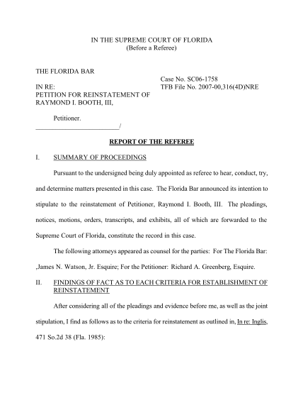 50170361-before-a-referee-the-florida-bar-petition-for-reinstatement-floridasupremecourt