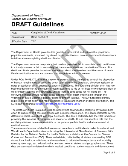 501782365-draft-guidelines-certifying-death-certificates-draft-guidelines-certifying-death-certificates