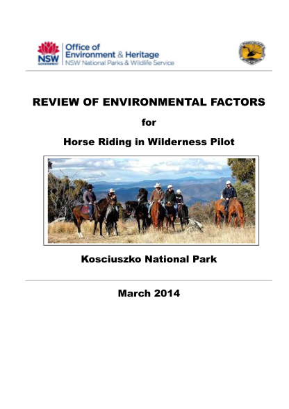 502364215-review-of-environmental-factors-horse-riding-in-wilderness-pilot-environment-nsw-gov