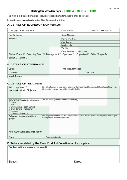 502805800-university-of-manchester-first-aid-report-form