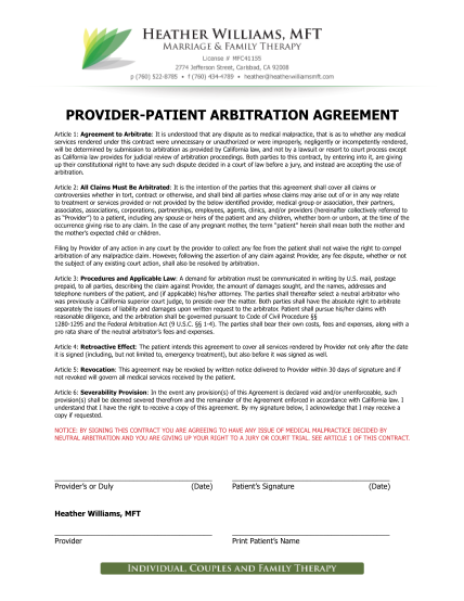 503363143-provider-patient-arbitration-agreement