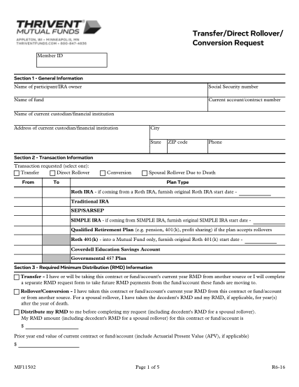 504765980-transferdirect-rolloverconversion-request-thrivent-mutual-funds-mf11502-you-can-initiate-a-request-for-an-ira-to-ira-transfer-direct-rollover-or-roth-ira-conversion-using-this-form