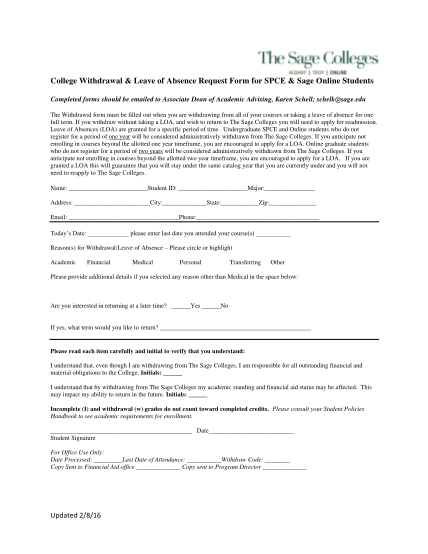 505112011-college-withdrawal-amp-leave-of-absence-request-form-for-spce-amp-sage-online-students-sage