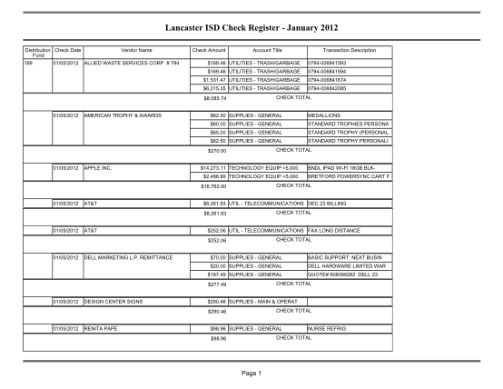 50670471-lancaster-isd-check-register-january-2012-distribution-check-date-fund-199-01052012-vendor-name-allied-waste-services-corp-794-check-amount-account-title-transaction-description-169