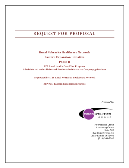 50710749-request-for-proposal-rural-nebraska-healthcare-network-eastern-expansion-initiative-phase-ii-fcc-rural-health-care-pilot-program-administered-under-universal-service-administrative-company-guidelines-requested-by-the-rural-nebraska-us