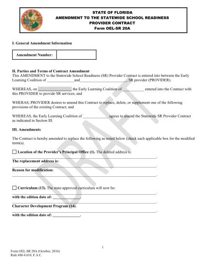 507309212-amendment-to-statewide-school-readiness-provider-contract-form-oel-sr-20a