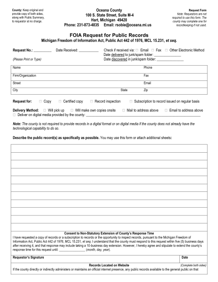 508168491-foia-request-for-public-records-oceana-county-government-oceana-mi