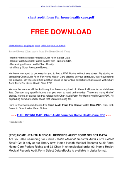 508691195-chart-audit-form-for-home-health-care-ebookscenterorg
